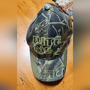 Camouflage 'Bite Me' Cap for Men